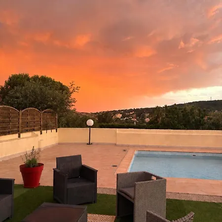Maison Familiale Trois Piscine Privée La Bois D Olivier * Sainte-Maxime
